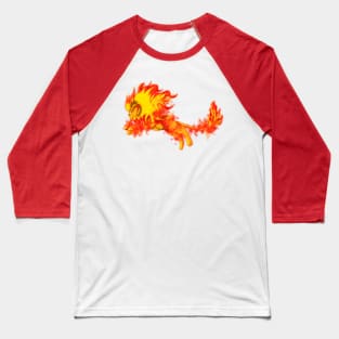 Fire Lion Baseball T-Shirt